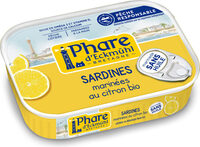 Sardines marinees au citron bio