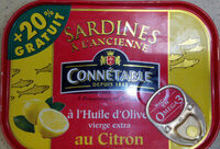 Sardine à l'ancienne à l'huile d'olive vierge extra au citron