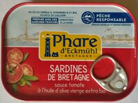 Sardines de Bretagne à la sauce tomate à l'huile d'olive