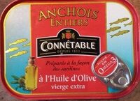 Anchois entiers à l'huile d'olive vierge extra