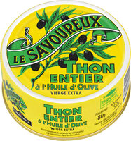 Thon albacore à l'huile d'olive LE SAVOUREUX 80g