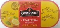 Sardines à l'Ancienne à l'Huile d'Olive vierge extra au Citron