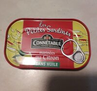 Les petites sardines marinées au citron