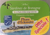 Sardines Bretagne Huile Olive X2