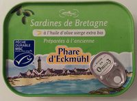 Sardines de Bretagne à l'Huile d'Olive Vierge Extra Bio
