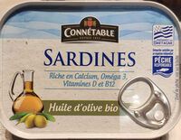 Sardines à l'huile d'olive bio
