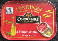 Sardines préparées à la main à l'huile d'olive extra vierge