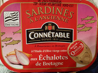 Sardines à l'huile d'olive et aux échalotes de bretagne