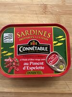 Sardines au Piment d'espelette doux