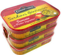 Sardines genereuses Connetable Tomate legumes