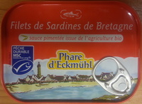 Filets de Sardines de Bretagne, sauce pimentée Bio