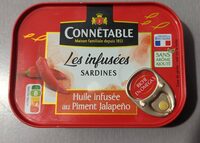Les infusées sardines huile infusée au piment Jalapeño