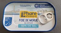 Foie de morue au naturel -50% de sel