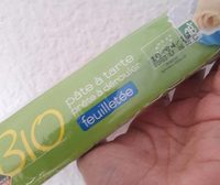 Pâte a tarte feuilletée