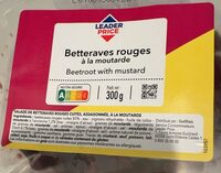 Betteraves rouges à la moutarde