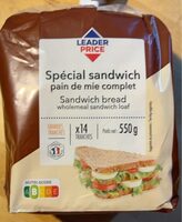 Spécial sandwich pain de mie complet