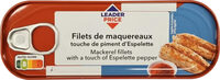 Mackerel fillets with Espelette pepper