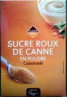 Sucre roux de canne en poudre