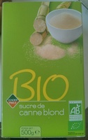 Sucre de canne blond bio