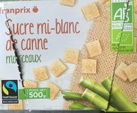 Sucre mi-nlanc de canne morceaux