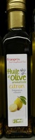 Huile d'olive aromatisée citron