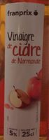 Franprix vinaigre de cidre de Normandie