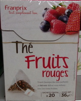 Thé fruits rouges