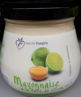 Mayonnaise à la Pulpe de Citron Vert