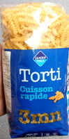 Torti cuisson rapide 3 mn