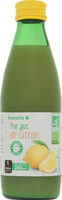 Pur jus de citron bio de Sicile