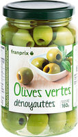Olive verte denoyautee