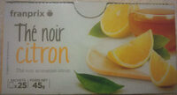 Thé noir citron