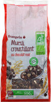 Muesli croustillant chocolat noir bio