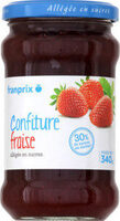 Confiture fraise allégée en sucres