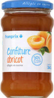 Confiture abricot allégée en sucres
