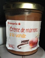 Franprix crème de marrons à la vanille