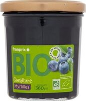 Confiture myrtille bio