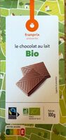 Le chocolat au lait Bio