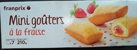 Mini goûters à la fraise