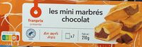 Mini marbrés chocolat sachet individuel