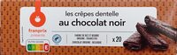Crêpes dentelle chocolat noir
