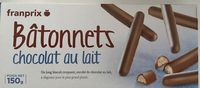 Bâtonnets Chocolat au Lait