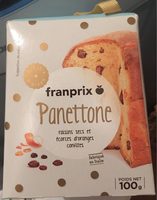 Panettone raisins secs et oranges confites