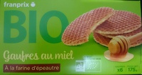 Gaufres au Miel Bio à la Farine d'Épeautre