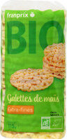 Galettes maïs bio