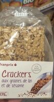 Crackers aux graines de lin et de sésame