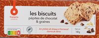 Biscuits graines et pépites de chocolat