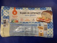 Le pain de campagne sans gluten
