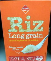 Riz long grain qualité supérieure