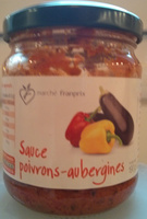 Sauce poivrons-aubergine